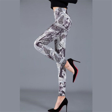 VanityVibe Casual Ladies Fitness Stretch Printed Legging