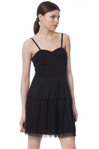 SILVIAN HEACH  Black Short Sleeveless Dress