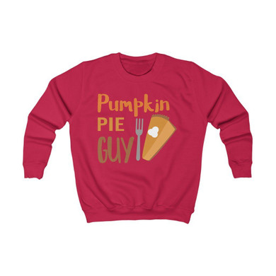 Pumpkin Pie Guy Kids Sweatshirt