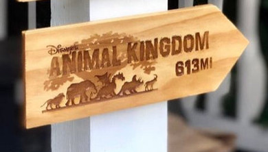 Your Miles to Animal Kingdom Personalized Sign - SPECIAL EDITION