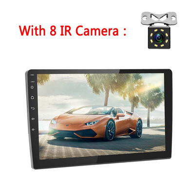 Podofo 2 Din Android Car Radio Stereo GPS Navigation Bluetooth WIFI 10'' 2din Car Radio Stereo Quad Core Multimedia Player Audio