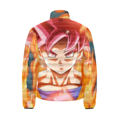 Goku Dragon Ball Super Stand Collar Padded Jacket Unisex