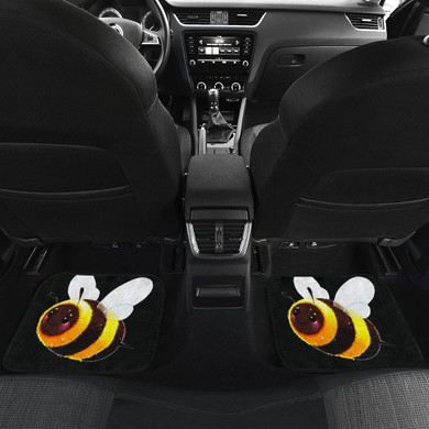 Bee Front And Back Car Mats