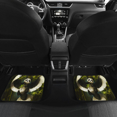 Panda Bird Front And Back Car Mats