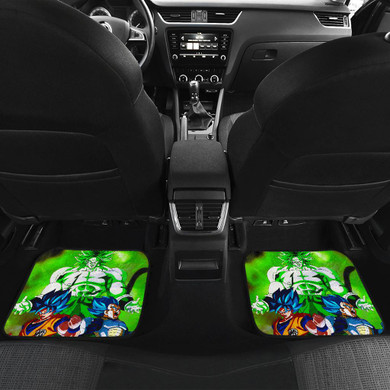 Broly The Movie Front And Back Car Mats