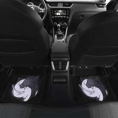 Toothless And Light Fury Front And Back Car Mats