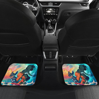 Lilo And Stitch Front And Back Car Mats