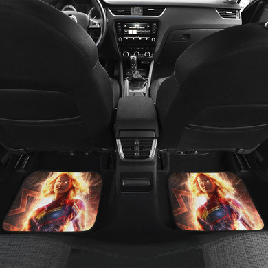 Captain Marvel New Front And Back Car Mats