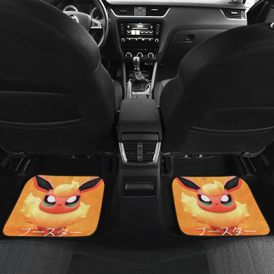 Flareon Pokemon Front And Back Car Mats