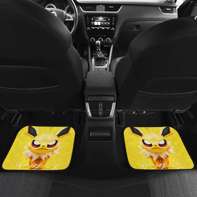 Jolteon Pokemon Front And Back Car Mats
