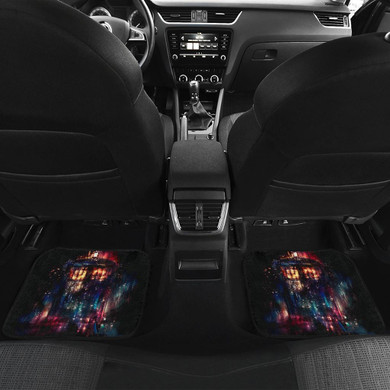All Of Time And Space Doctor Who Front And Back Car Mats