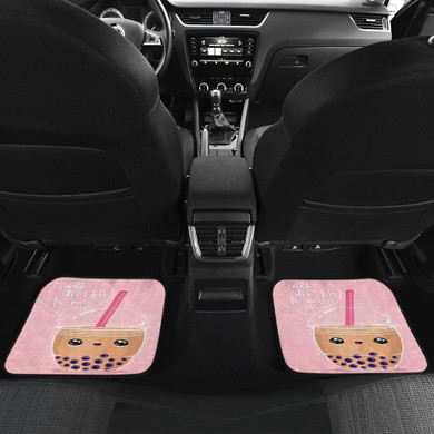 Boba Tea Front And Back Car Mats