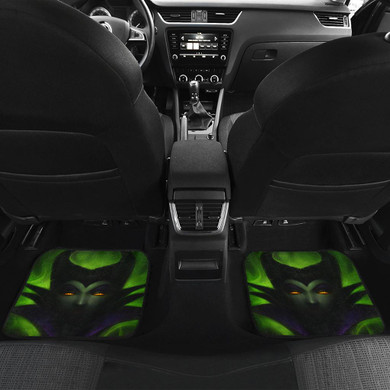 Maleficent Dark Front And Back Car Mats