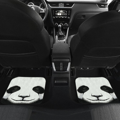 Panda D Front And Back Car Mats