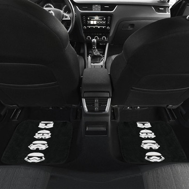 Stormstrooper Head Front And Back Car Mats