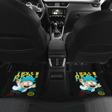 Tiny Funny Rick And Morty Car Mats