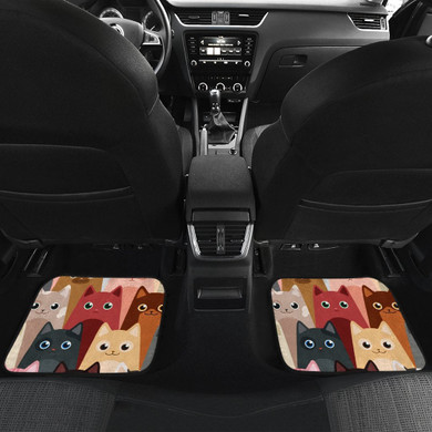 Cat Funny Car Mats