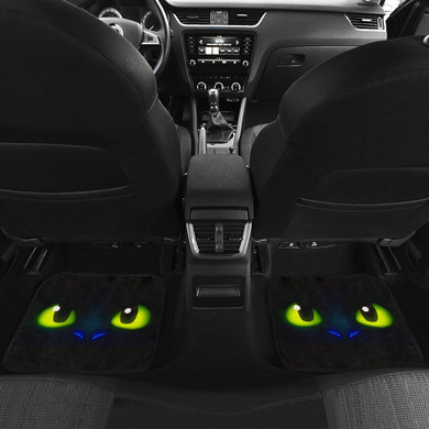 Cute Toothless Eyes Car Mats