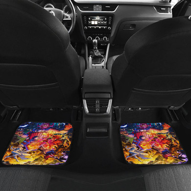 Galactus Vs Heroes Car Mats