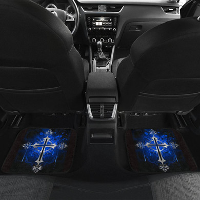 Silver Cross Blue Car Mats