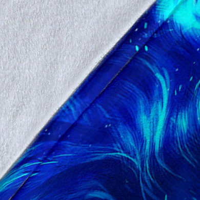 Ice And Fire Wolf Premium Blanket