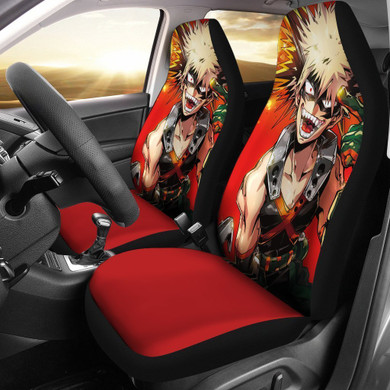 Katsuki Bakugou My Hero Academia Kacchan Anime Car Seat Covers