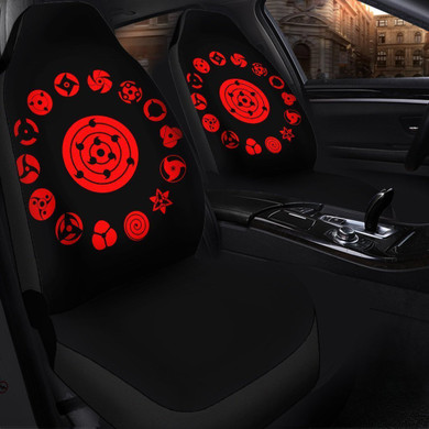 Mangekyo Sharingan Eyes Anime Car Seat Covers