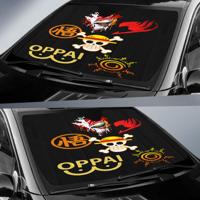 Anime Emblems Auto Car Sun Shade Windshield Anime Emblems Auto Car Sun Shade Windshield