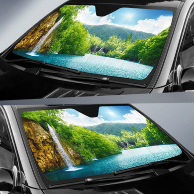 Landscape Auto Car Sun Shade Windshield Landscape Auto Car Sun Shade Windshield