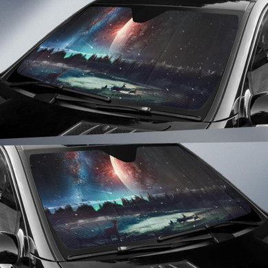 Animal Planets Auto Car Sun Shade Windshield Animal Planets Auto Car Sun Shade Windshield