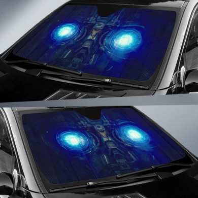 Bumble Bee Face Auto Car Sun Shade Windshield