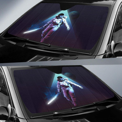 Astronaut Auto Car Sun Shade Windshield