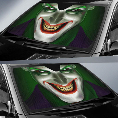 Joker Smile Deep Auto Sun Shade Windshield