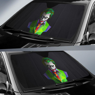 Joker Smile Sun Visor Auto Car Sun Shade Windshield