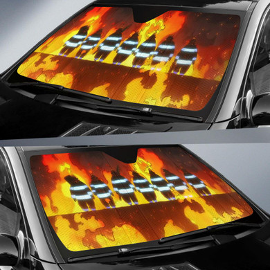 Fire Force Auto Sun Shade Windshield