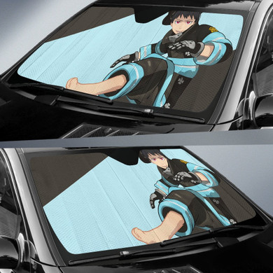Fire Force Shinra Auto Sun Shade Windshield