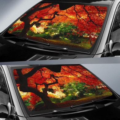 Autumn Tree Auto Car Sun Shade Windshield