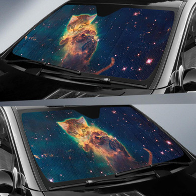 Galaxy Cat Auto Car Sun Shade Windshield
