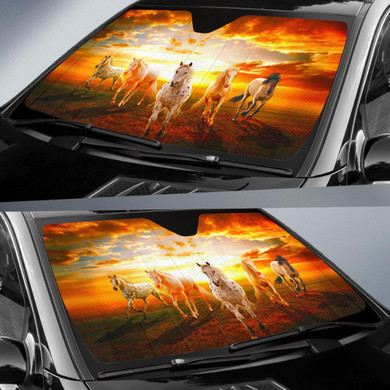 Amazing Horse Auto Car Sun Shade Windshield Amazing Horse Auto Car Sun Shade Windshield