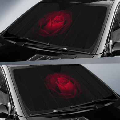 Flower Roses Auto Car Sun Shade Windshield Flower Roses Auto Car Sun Shade Windshield