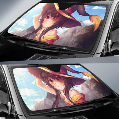 Megumin Konosuba Auto Car Sun Shade Windshield