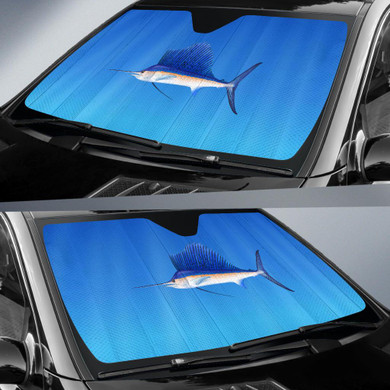 Fish Underwater Auto Car Sun Shade Windshield