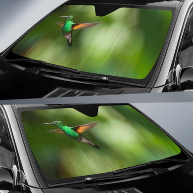 Hummingbird Trochilidae Bokeh Auto Car Sun Shade Windshield Hummingbird Trochilidae Bokeh Auto Car Sun Shade Windshield