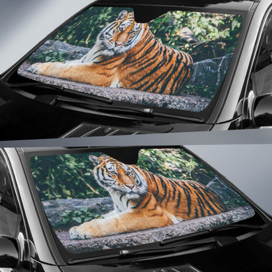 Tiger Zoo Auto Car Sun Shade Windshield