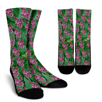 Lilac Garden Socks