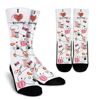 I Heart Sewing Socks