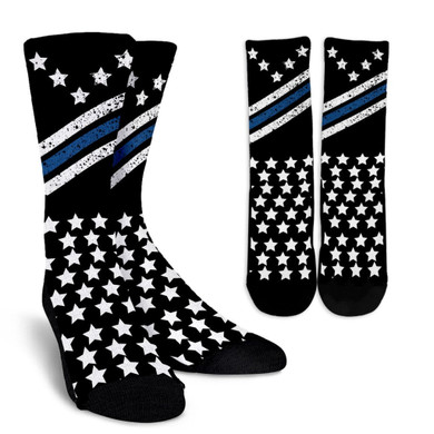 Thin Blue Line Socks