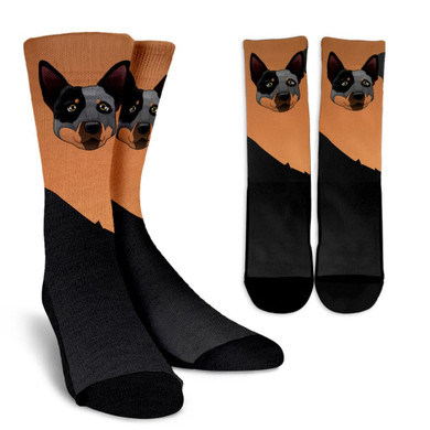 Real Australian Cattle Dog Socks