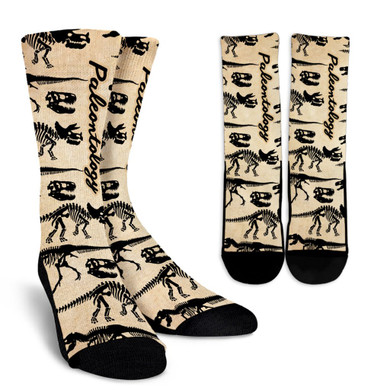 Paleontology Dinosaur Fossil Socks