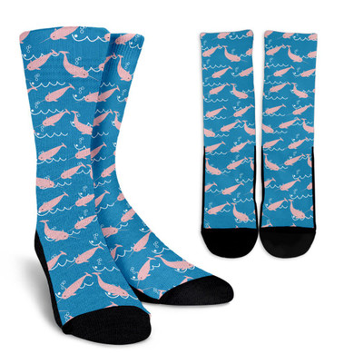 Narwhal Pattern Socks